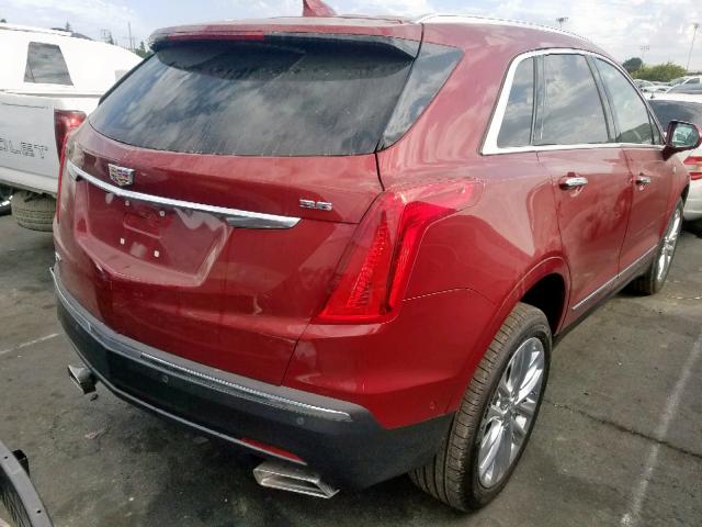 1GYKNFRSXKZ225603 - 2019 CADILLAC XT5 PREMIU RED photo 4