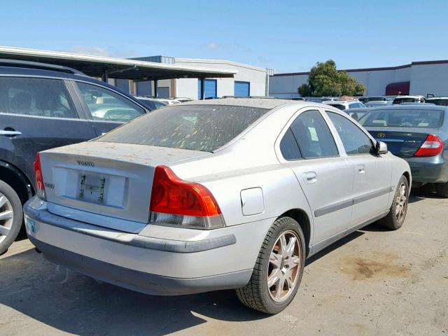 YV1RS64A242405398 - 2004 VOLVO S60 SILVER photo 4