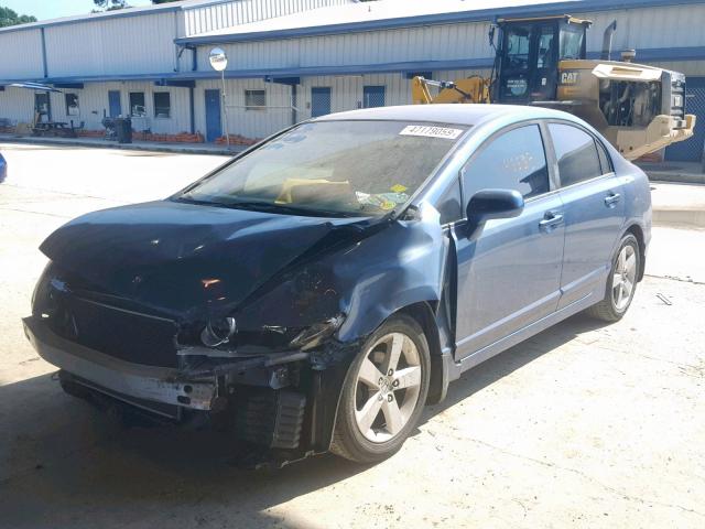19XFA1F69AE074471 - 2010 HONDA CIVIC LX-S أزرق صورة 2