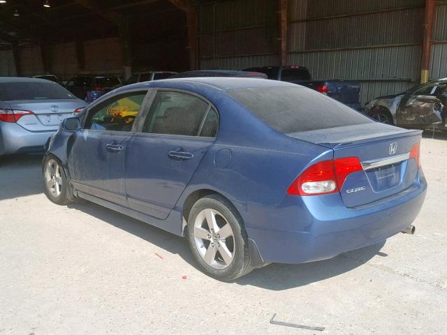 19XFA1F69AE074471 - 2010 HONDA CIVIC LX-S أزرق صورة 3