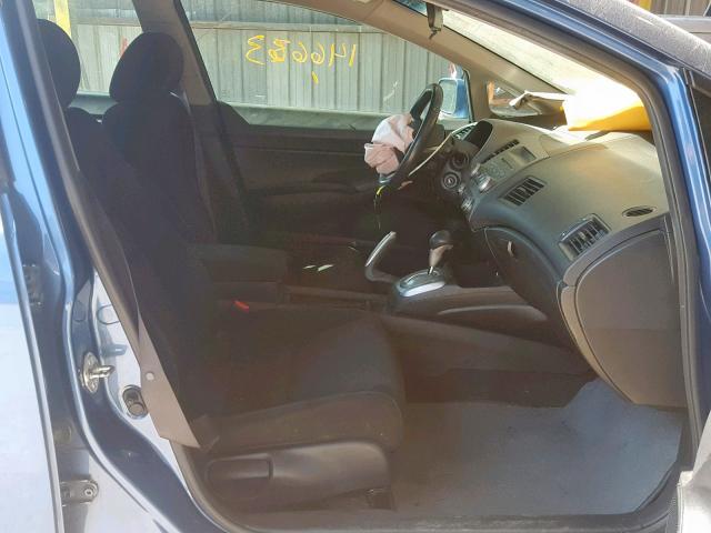 19XFA1F69AE074471 - 2010 HONDA CIVIC LX-S أزرق صورة 5
