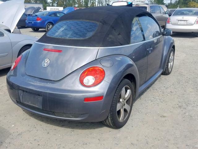 3VWSF31Y56M303582 - 2006 VOLKSWAGEN NEW BEETLE Grafit foto 4
