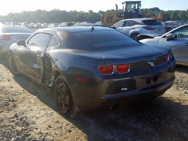 2G1FA1EDXB9107888 - 2011 CHEVROLET CAMARO LS BLACK photo 3