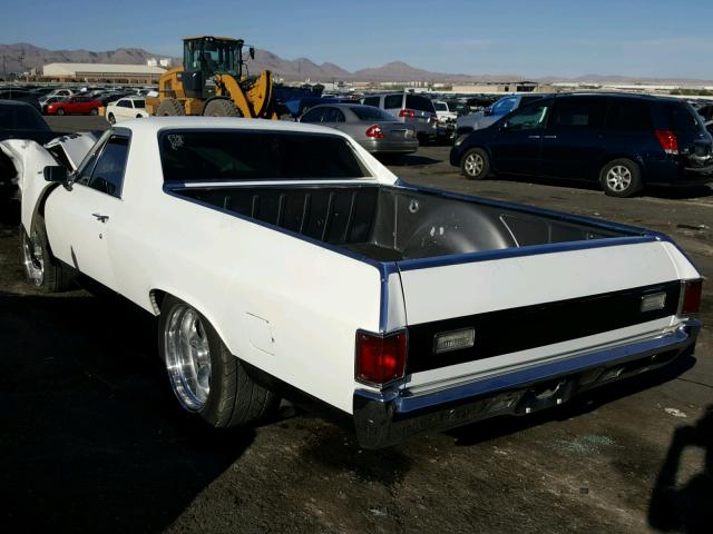 136800L117896 - 1970 CHEVROLET EL CAMINO WHITE photo 3