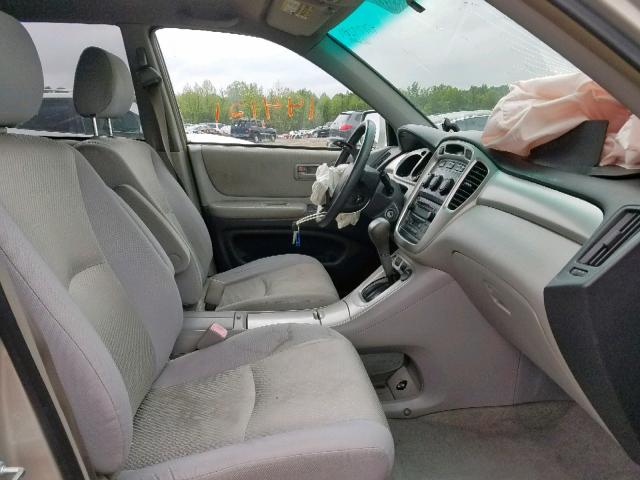 JTEGP21A650070795 - 2005 TOYOTA HIGHLANDER SILVER photo 5