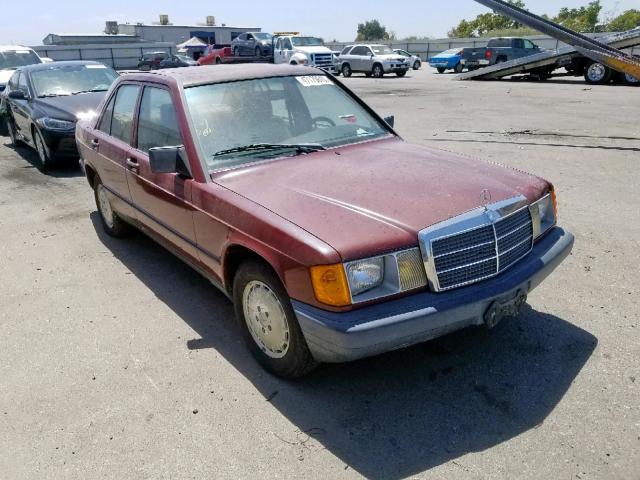 WDBDB22A3EA047391 - 1984 MERCEDES-BENZ 190 D 2.2 MAROON photo 1