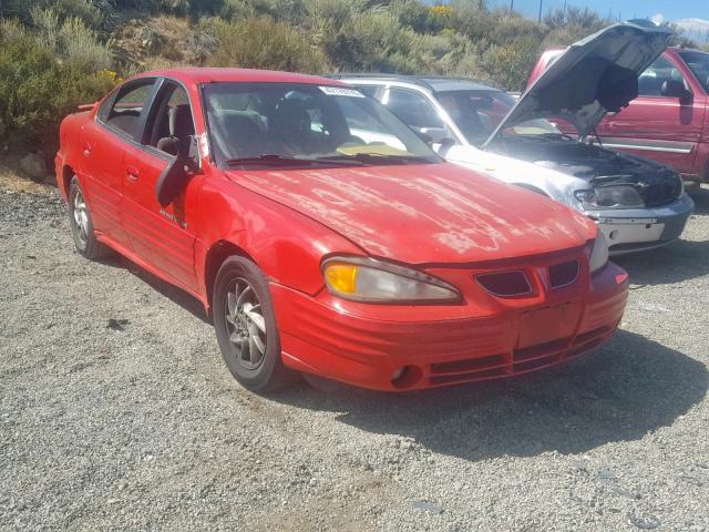 1G2NF52T61M577560 - 2001 PONTIAC GRAND AM S RED photo 1