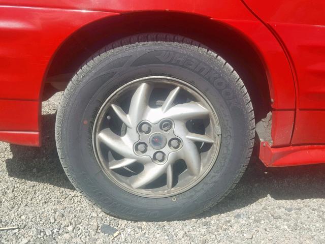 1G2NF52T61M577560 - 2001 PONTIAC GRAND AM S RED photo 9