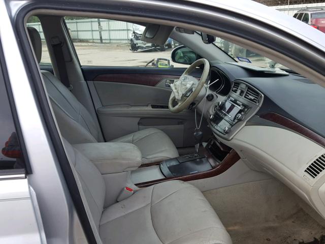 4T1BK3DB7BU437291 - 2011 TOYOTA AVALON BAS SILVER photo 5