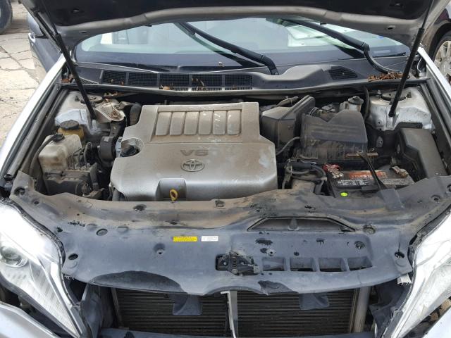 4T1BK3DB7BU437291 - 2011 TOYOTA AVALON BAS SILVER photo 7