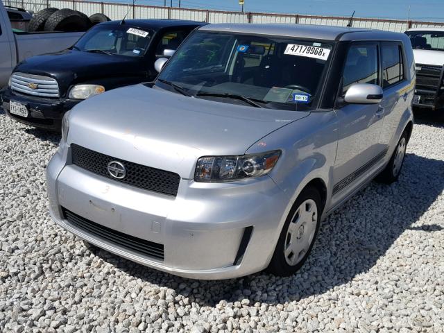 JTLKE50EX81004179 - 2008 TOYOTA SCION XB ვერცხლისფერი ფოტო 2
