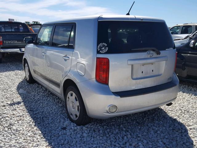 JTLKE50EX81004179 - 2008 TOYOTA SCION XB ვერცხლისფერი ფოტო 3