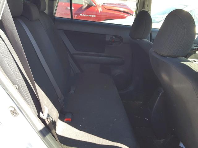 JTLKE50EX81004179 - 2008 TOYOTA SCION XB ვერცხლისფერი ფოტო 6