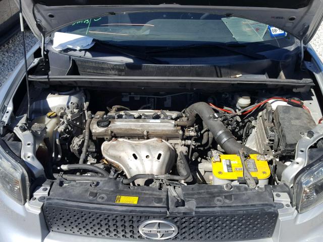 JTLKE50EX81004179 - 2008 TOYOTA SCION XB ვერცხლისფერი ფოტო 7
