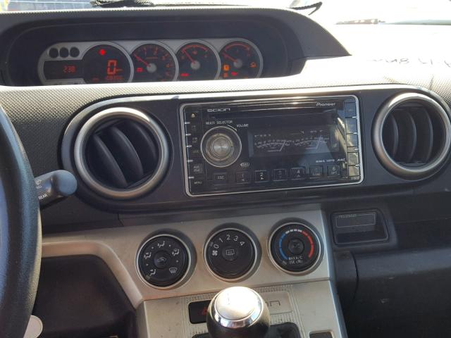 JTLKE50EX81004179 - 2008 TOYOTA SCION XB ვერცხლისფერი ფოტო 9