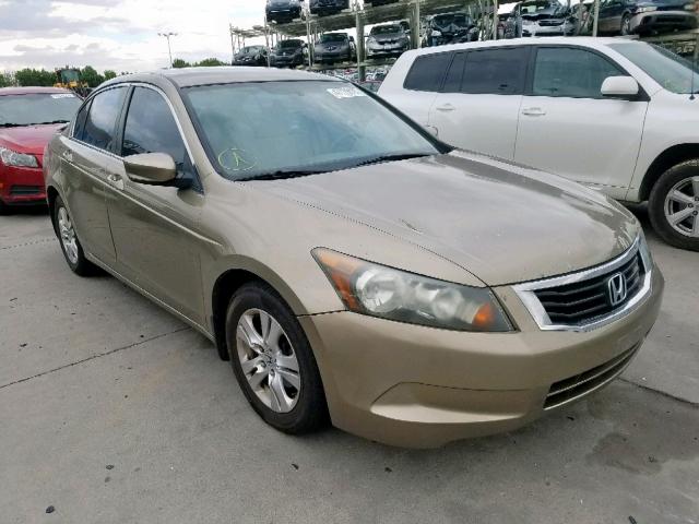 1HGCP26488A033527 - 2008 HONDA ACCORD LXP TAN photo 1