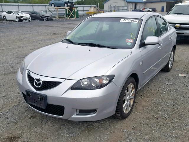 JM1BK12G271620355 - 2007 MAZDA 3 I SILVER photo 2