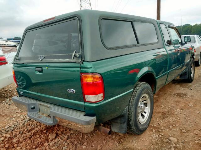 1FTYR14X4XPB97584 - 1999 FORD RANGER SUP GREEN photo 4