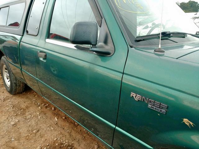 1FTYR14X4XPB97584 - 1999 FORD RANGER SUP GREEN photo 9