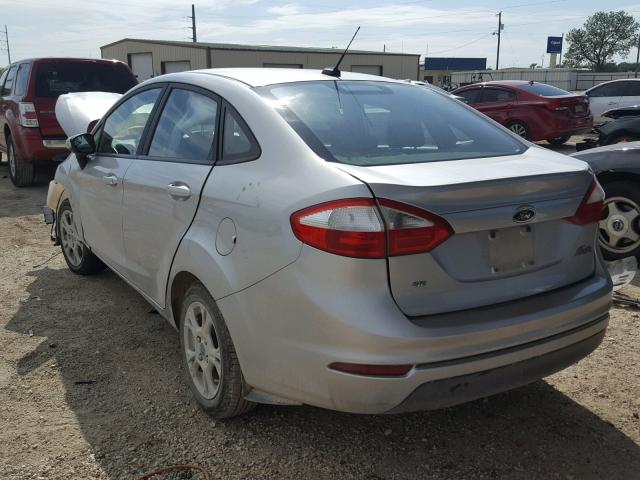 3FADP4BJ7FM158583 - 2015 FORD FIESTA SE SILVER photo 3