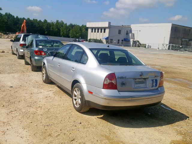 WVWPD63B74P329830 - 2004 VOLKSWAGEN PASSAT GLS SILVER photo 3