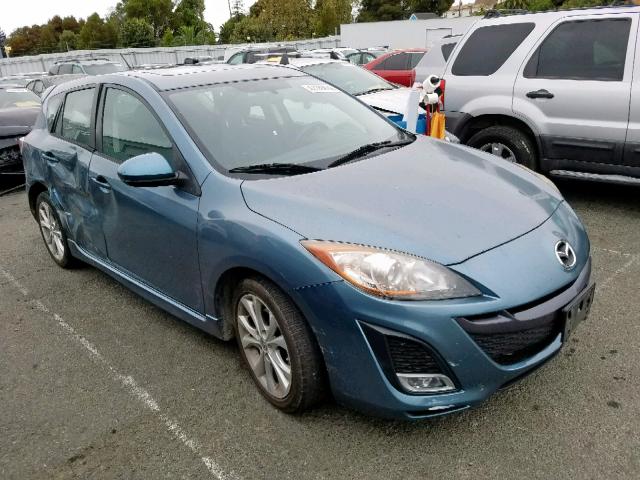 JM1BL1H67A1315629 - 2010 MAZDA 3 S BLUE photo 1