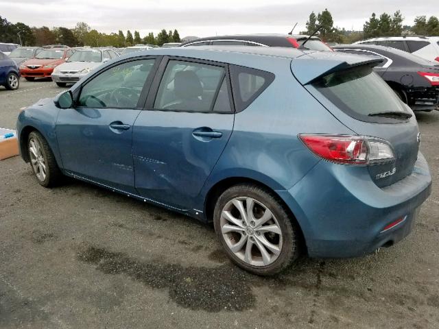 JM1BL1H67A1315629 - 2010 MAZDA 3 S BLUE photo 3