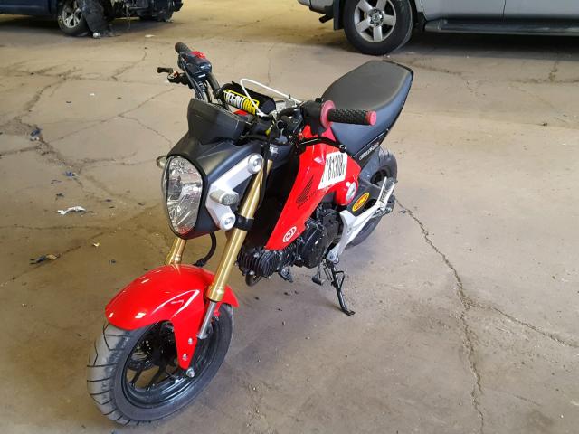 MLHJC6118E5000633 - 2014 HONDA GROM 125 RED photo 2