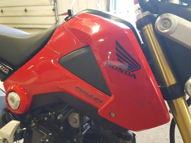 MLHJC6118E5000633 - 2014 HONDA GROM 125 RED photo 9