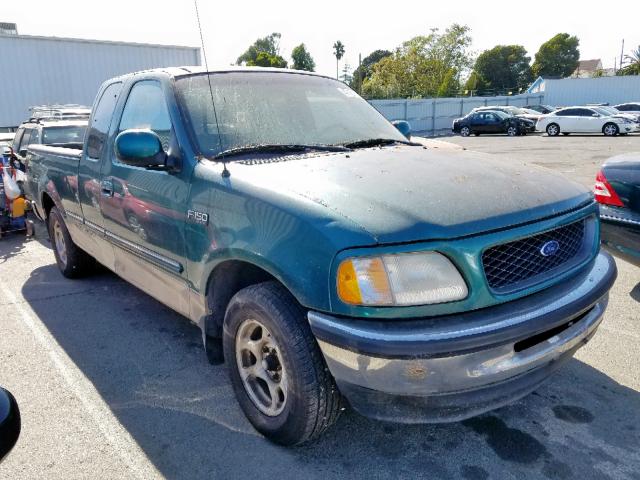 1FTZX1764WNA27216 - 1998 FORD F150 GREEN photo 1