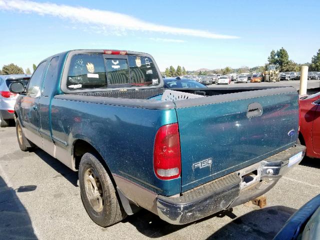 1FTZX1764WNA27216 - 1998 FORD F150 GREEN photo 3