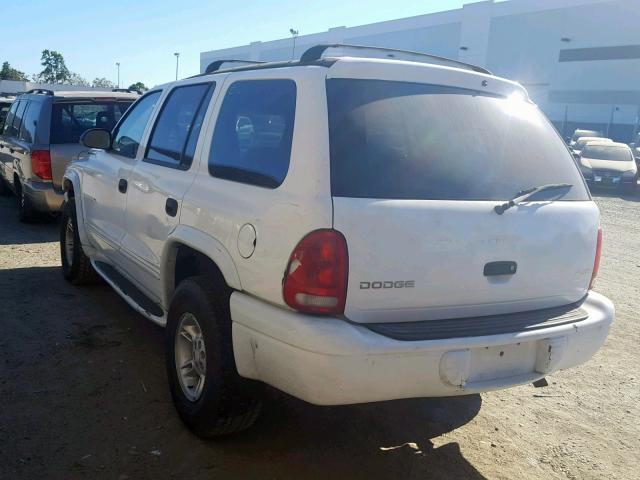 1B4HS28Z8XF671044 - 1999 DODGE DURANGO WHITE photo 3