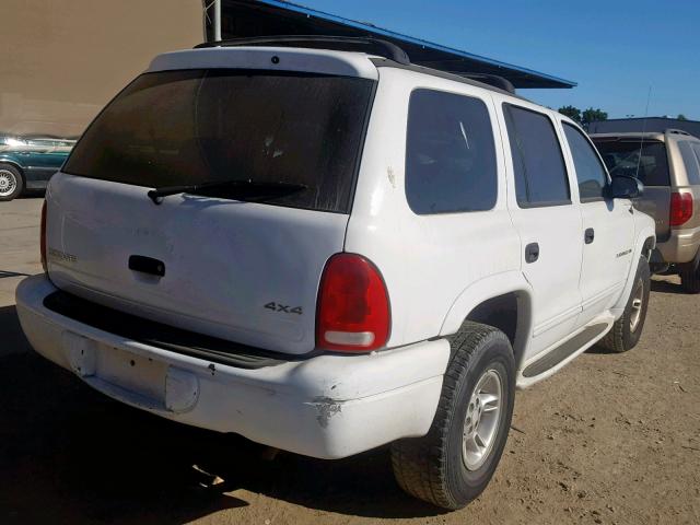 1B4HS28Z8XF671044 - 1999 DODGE DURANGO WHITE photo 4