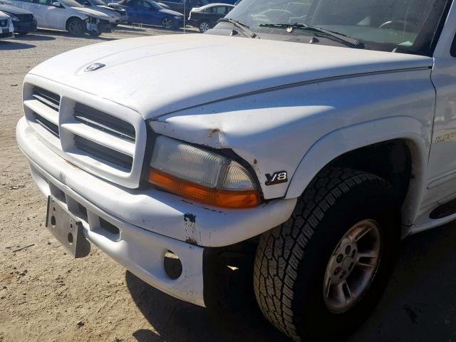 1B4HS28Z8XF671044 - 1999 DODGE DURANGO WHITE photo 9