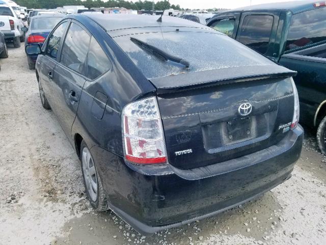 JTDKB20U877620937 - 2007 TOYOTA PRIUS BLACK photo 3