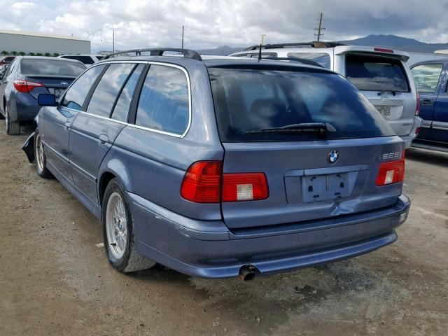 WBADS43491GD85116 - 2001 BMW 525 IT AUT BLUE photo 3