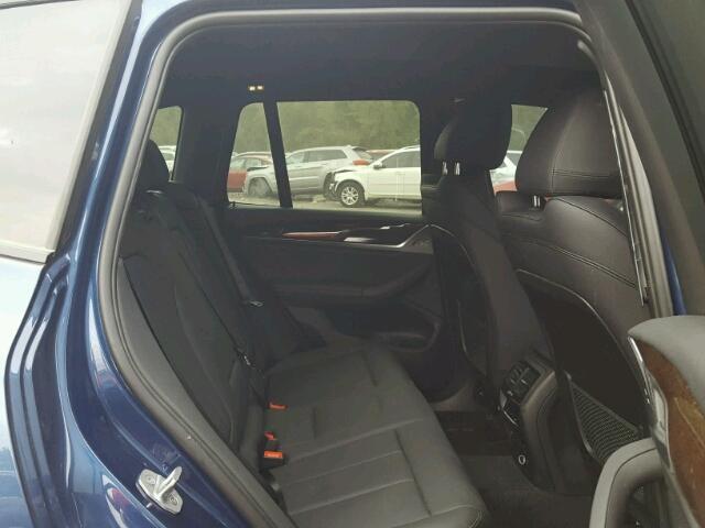 5UXTR9C54JLC78349 - 2018 BMW X3 XDRIVEM 蓝色 照片 6