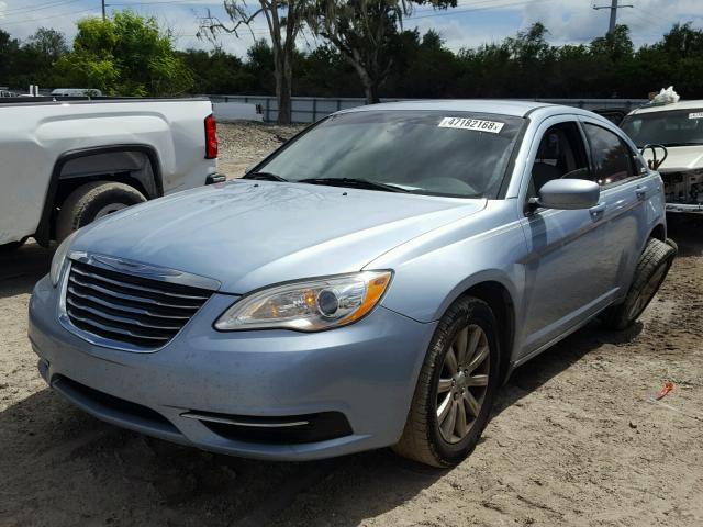 1C3CCBBB4CN301672 - 2012 CHRYSLER 200 TOURIN BLUE photo 2