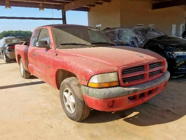 1B7FL22P1WS644952 - 1998 DODGE DAKOTA RED photo 1