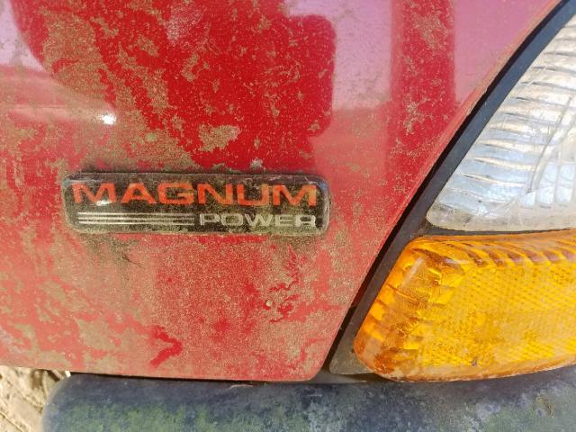 1B7FL22P1WS644952 - 1998 DODGE DAKOTA RED photo 10