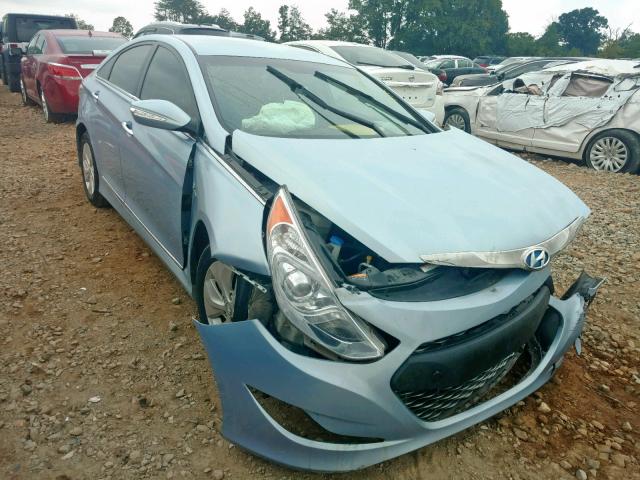 KMHEC4A49DA098348 - 2013 HYUNDAI SONATA HYB BLUE photo 1