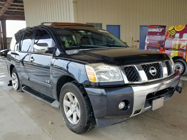 5N1AA08A56N723316 - 2006 NISSAN ARMADA SE BLACK photo 1