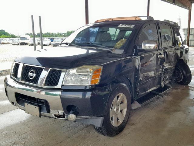 5N1AA08A56N723316 - 2006 NISSAN ARMADA SE BLACK photo 2