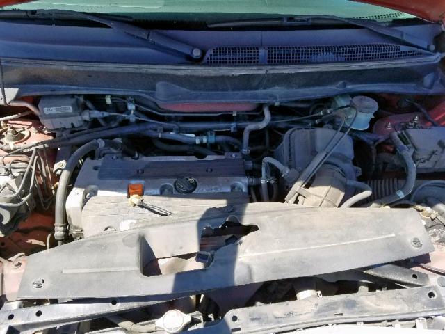 5J6YH18625L006845 - 2005 HONDA ELEMENT EX ORANGE photo 7