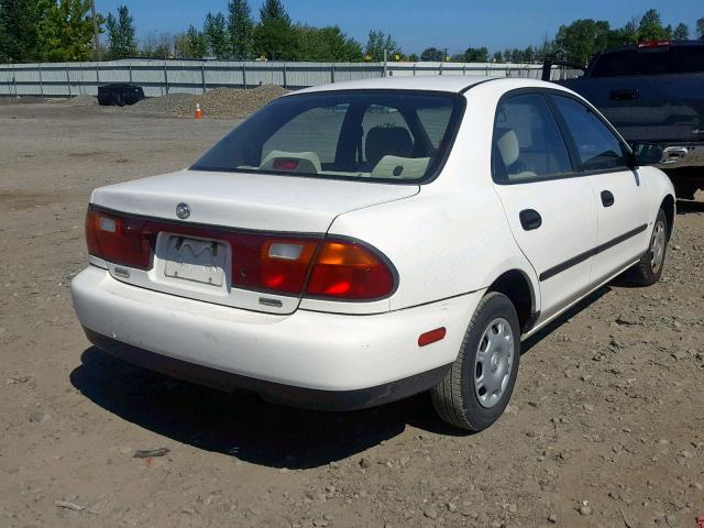 JM1BB1413T0355194 - 1996 MAZDA PROTEGE DX WHITE photo 4