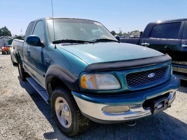 1FTDX1861VKA01276 - 1997 FORD F150 GREEN photo 1