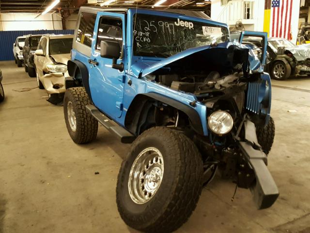 1J4AA2D15AL227551 - 2010 JEEP WRANGLER S BLUE photo 1