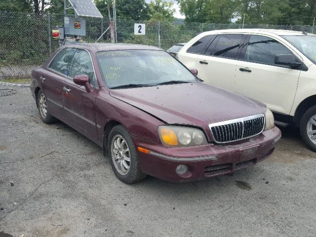 KMHFU45E42A186144 - 2002 HYUNDAI XG 350 BURGUNDY photo 1