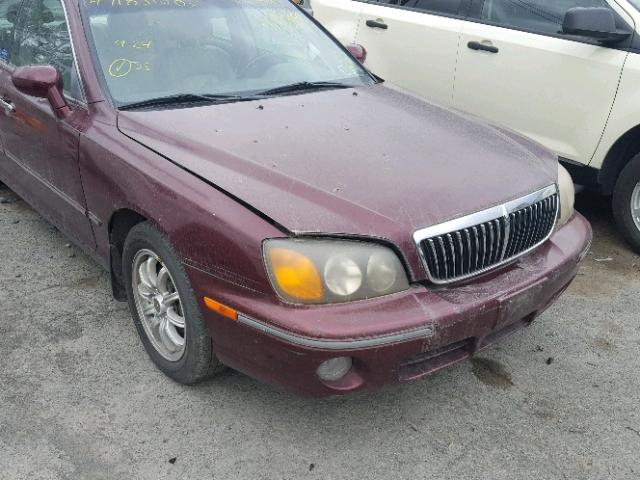 KMHFU45E42A186144 - 2002 HYUNDAI XG 350 BURGUNDY photo 9