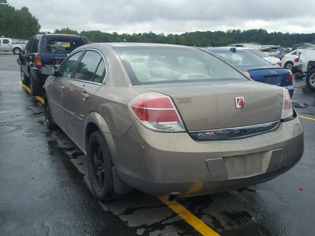 1G8ZS57N17F181658 - 2007 SATURN AURA XE BROWN photo 3